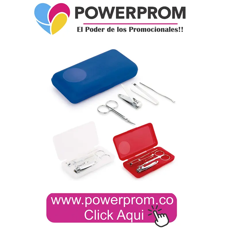 Set de manicure con estuche personalizado SA0154
