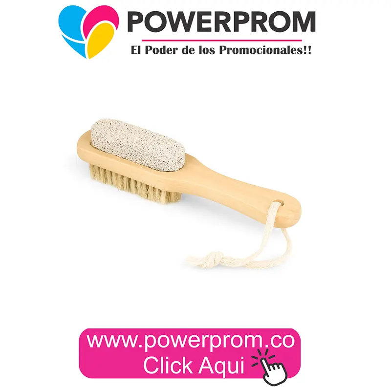 Set de cepillos de baño y exfoliación con logo