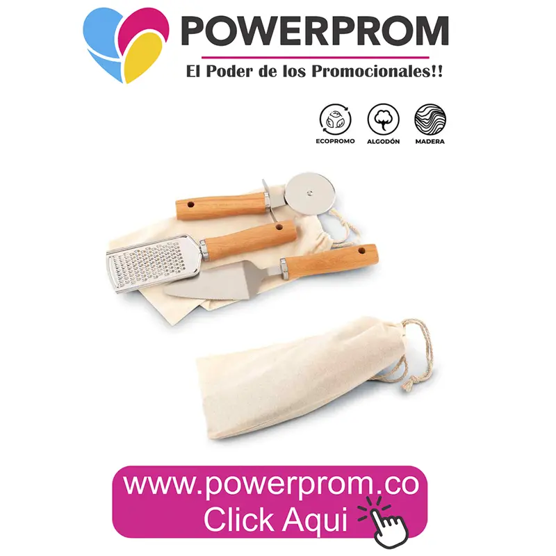 Set de cocina Trattoria personalizado con logo para marcas gastronómicas.