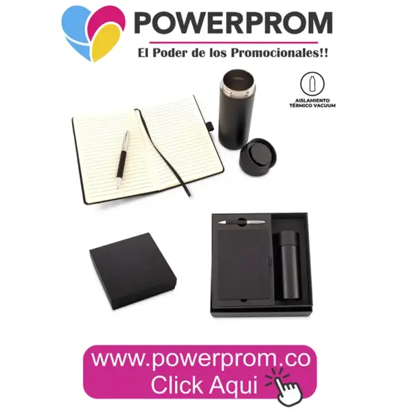 Set Ejecutivo Aquarius personalizado con logo para empresas en Colombia