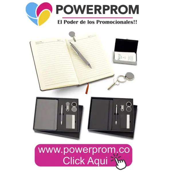 Set Ejecutivo ML-383 personalizado con logo corporativo PowerProm