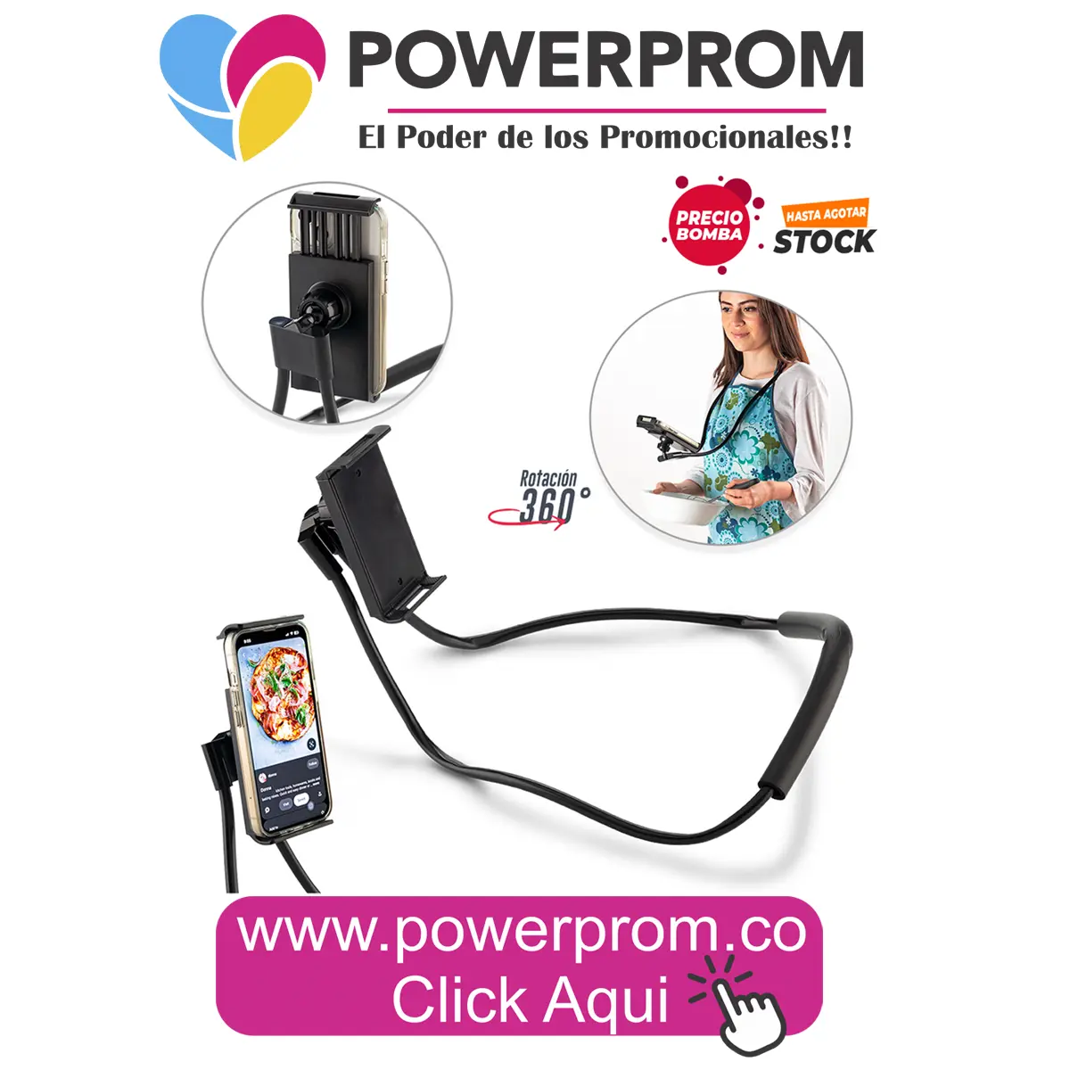 Soporte para Móviles Chill personalizado para escritorio – Colombia