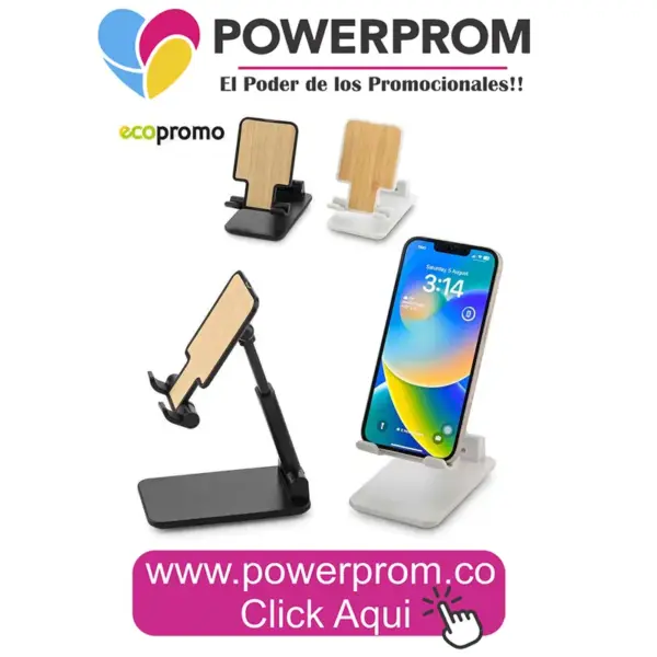 Soporte Nixon Bamboo ecológico personalizado PowerProm Bogotá y Colombia
