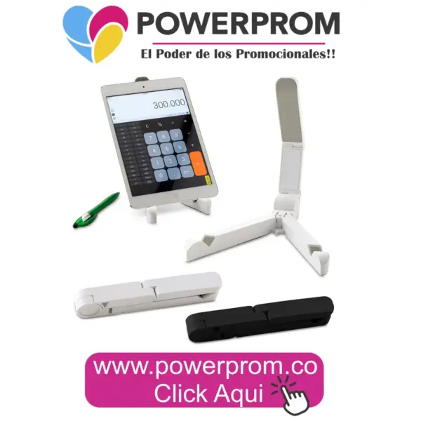 Soporte para Tablets ajustable personalizado con logo – Colombia