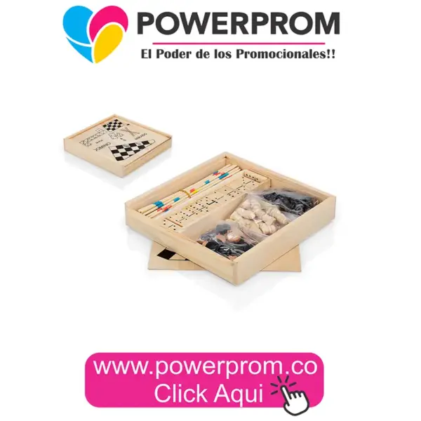 VI0314 Set de Juegos Enjoy personalizado para regalos corporativos – Colombia