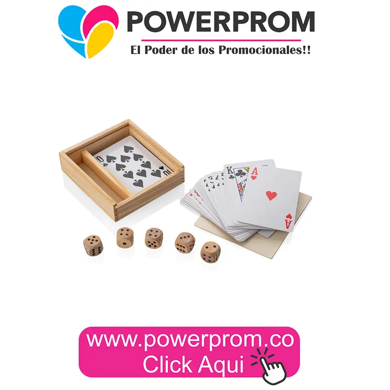VI0316 Set de Juegos Joker personalizado con logo – Colombia