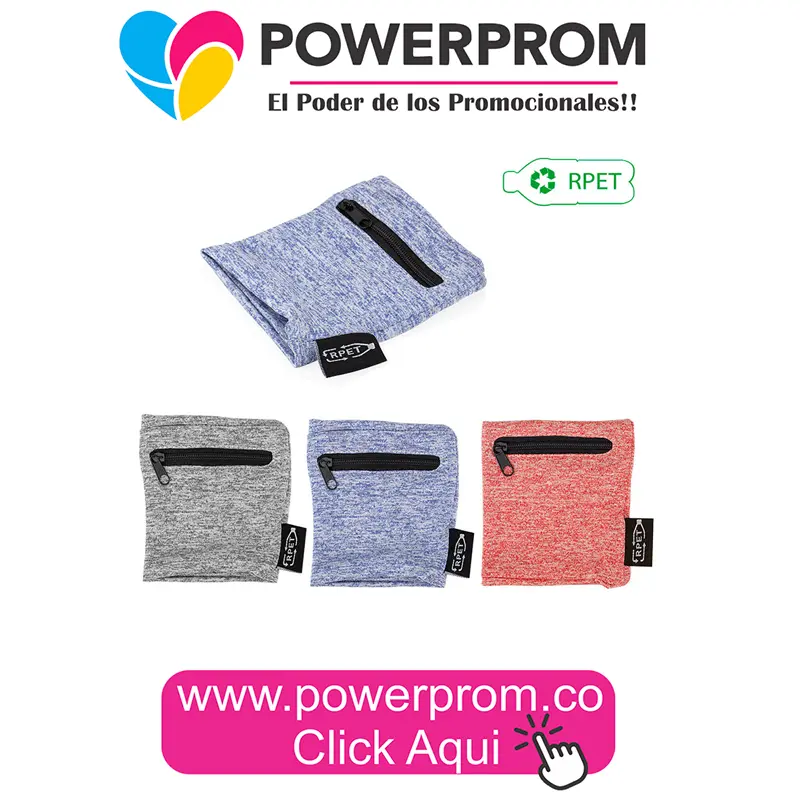 Brazalete Deportivo Fit personalizado con logo para correr y entrenar en Colombia.